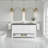 Breckenridge 60'' Double Bathroom Vanity with Top-111377070-111377074-111377081