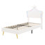 Upholstered Bed With Led Adjustable Crown Shape Headboard-1164145277-1153949538