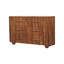 Commode Woodridgefront - chêne ambré, 6 tiroirs-382791410