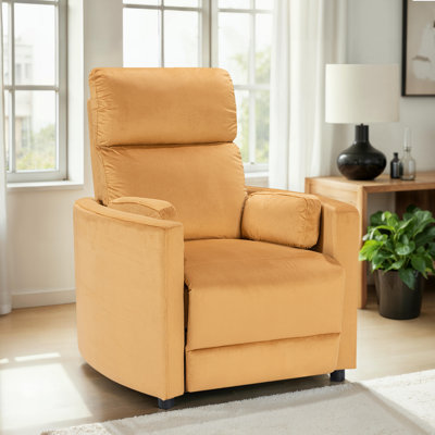 Isabella 88cm Wide Velvet Standard Recliner