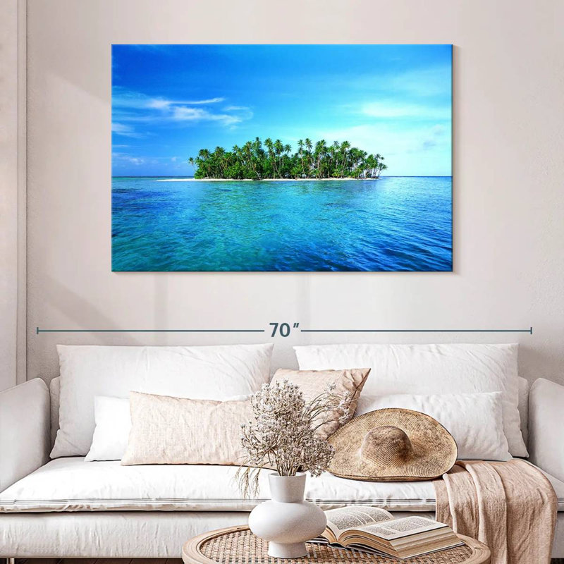 Gillard Palm Island Paradise, H 32 po x l 48 po