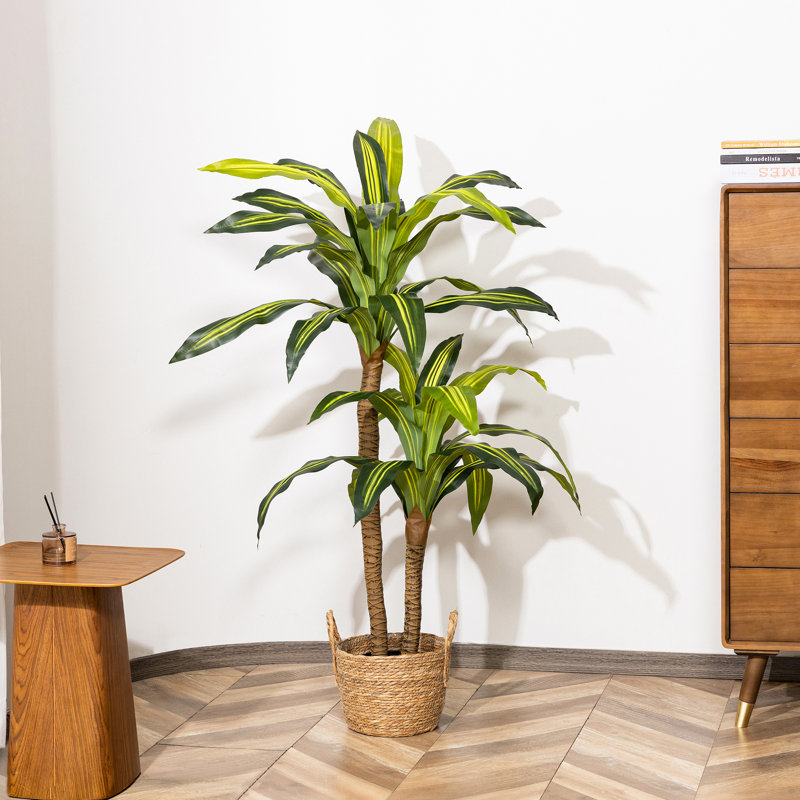 Faux arbre Dracaena 60 po en pot