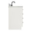 Meuble-lavabo simple en bois massif 42 po avec plateau en marbre Carrara de 1,5 po Thornaby-6427830-40743930