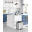 Asjah Metal Step On Kitchen Trash Can - 15L-1784879126