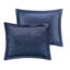 Édredon en velours bleu marine pour lit double / grand lit, grand, doux et élégant de luxe bleu marine, courtepointe, chaud