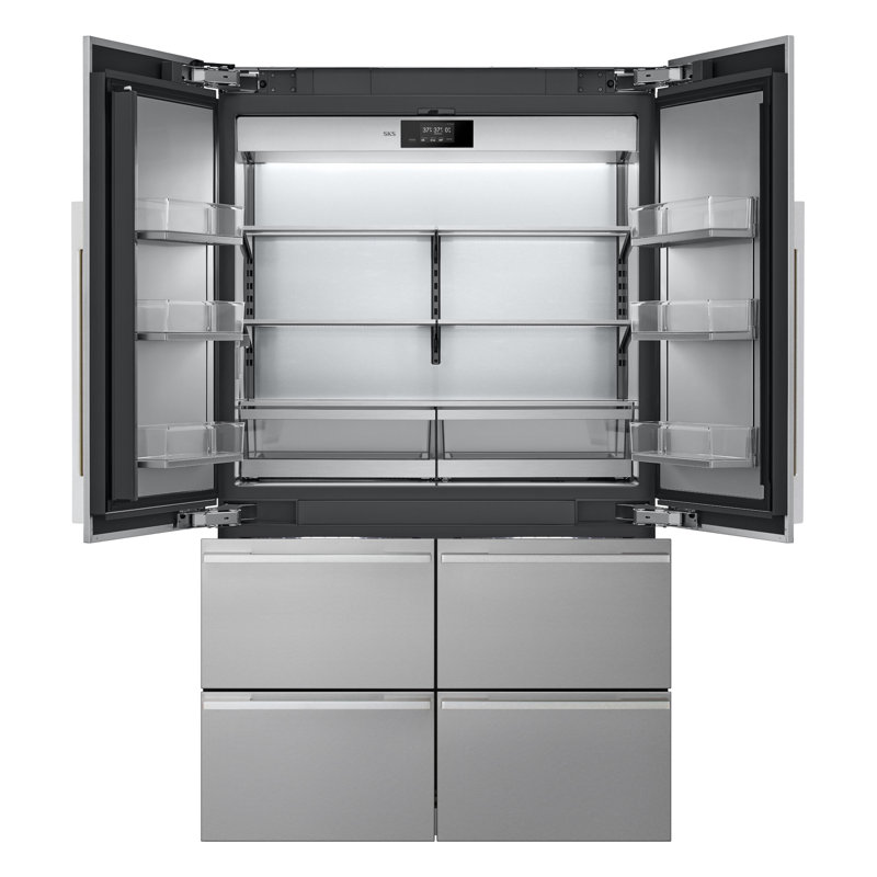 48-Inch Built-In French Door Refrigerator, Pre-Assembled (Transitional Series)