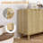 Convenient Cabinet,Fluted Sideboard Buffet Cabinet,With Doors,Adjustable Shelves,Wood Legs-61594067