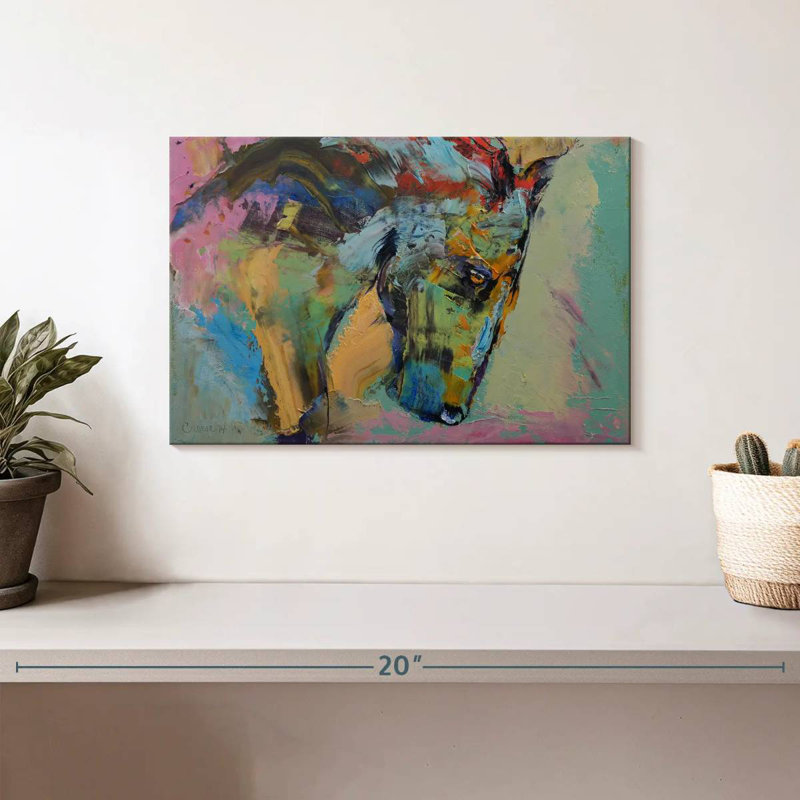 Brampt Painterly Horse, 8" H x 12" W