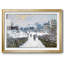 Boulevard St.Denis, Argenteuil, effet de neige, 1875, reproduction d'art encadrée-1869670961-1869670958