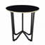 Ensemble de tables basses en verre avec pieds croisés