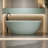 61'' Freestanding Bathtub Resin Stone Soaking Bathtub Solid Surface Modern Tubs With Overflow And Pop-Up Drain-119338748