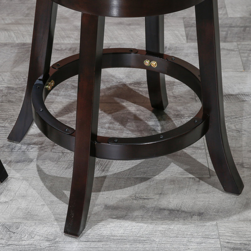 Tabouret de bar 30 po, Brun, Beige