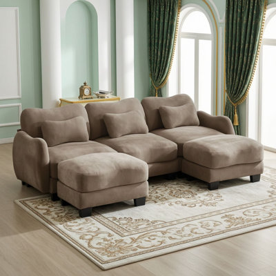 Upholstered 101.1 " Chenille Sectional