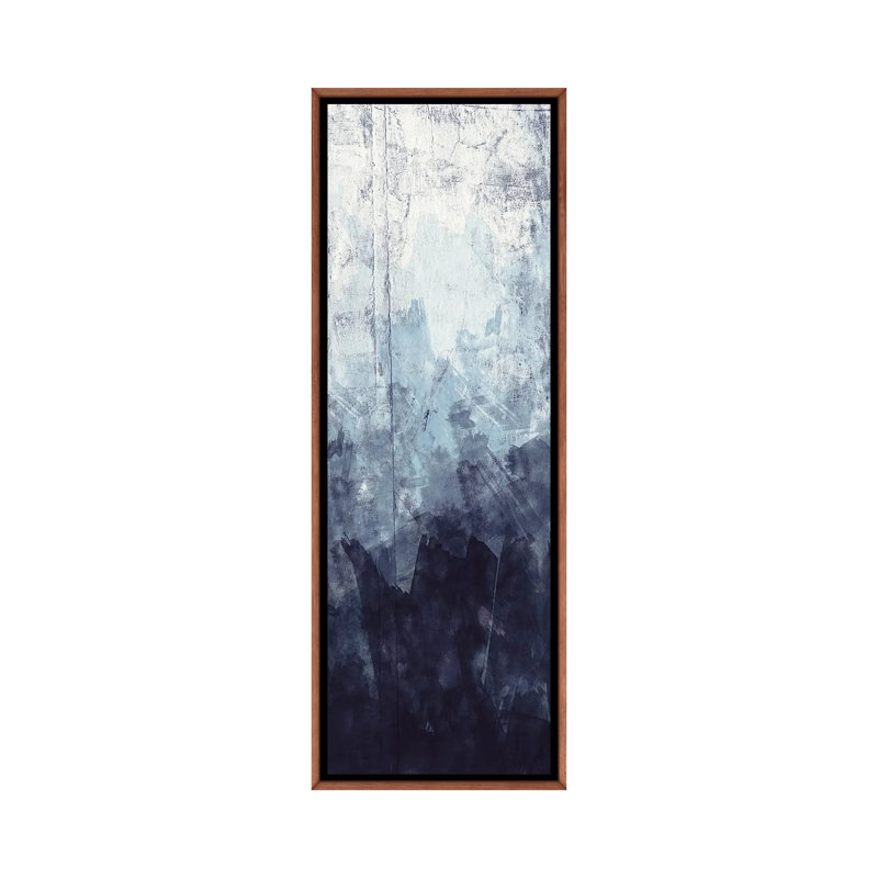 Blue Flow I by Alicia Vidal - Panoramic Painting on Canvas
