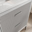 Freestanding single sink Bathroom Vanity with artificial marble top and sink-328309451-328309303