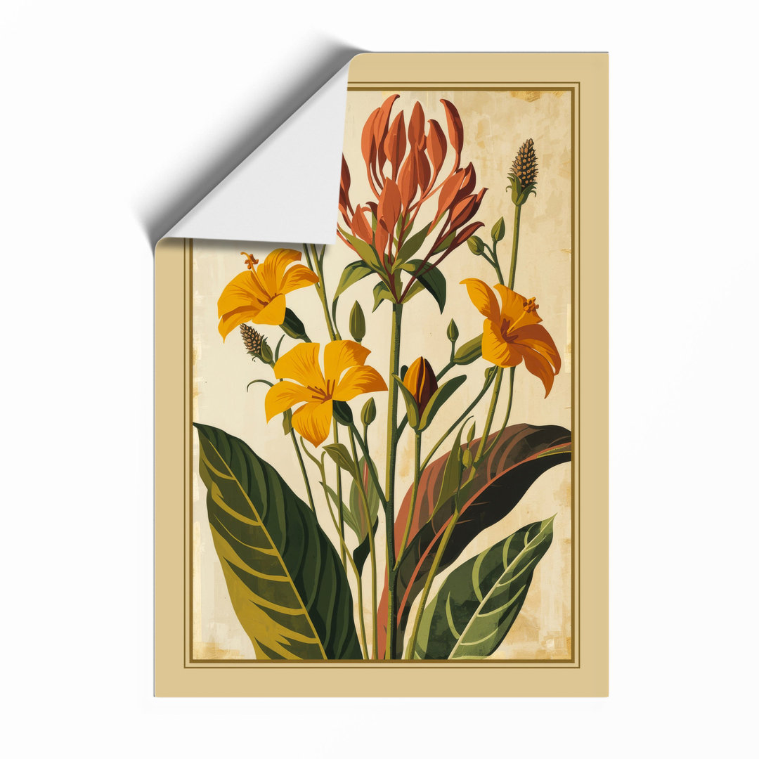 Protea Study Botanical Framed Art Print