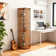 Hutto Rotating Bookshelf, 360° Revolving Bookcase With Shelves, Corner Freestanding Storage Shelf