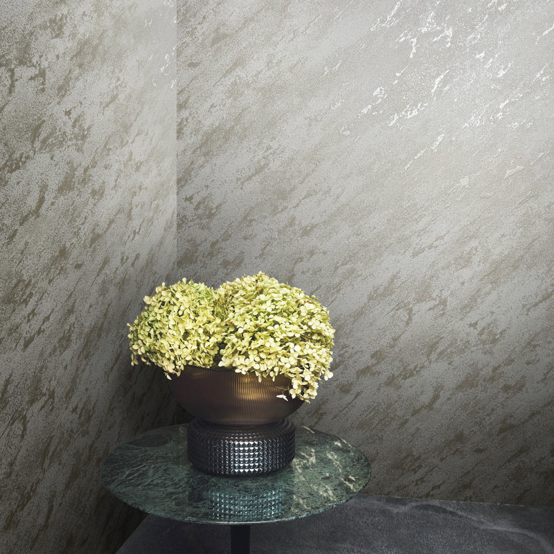 Eclectic 33cm x 70cm Semi-Gloss Wallpaper Roll, White