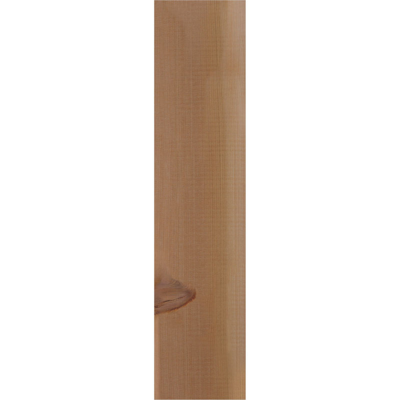 Newport Corbel, H 24 po x l 5,5 po x P 8 po, Cèdre rouge, Lisse