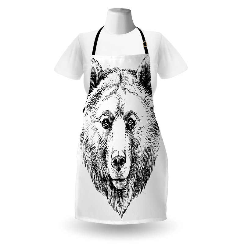 No Pattern Bib Apron
