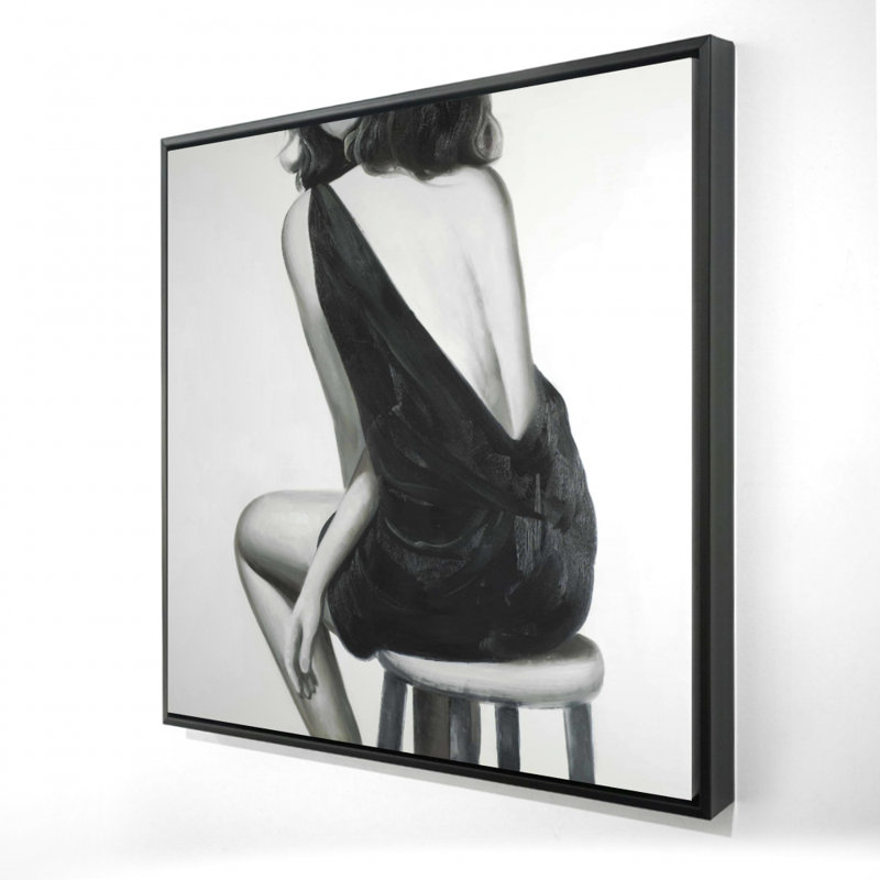 Jolie femme, reproduction sur toile