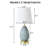 17.67" H Modern Ceramic Table Lamp with Usb For Living Room, Bedroom And Study -252739508