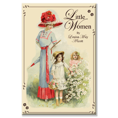 « little féminins », affiche rétro sur toile tendue
