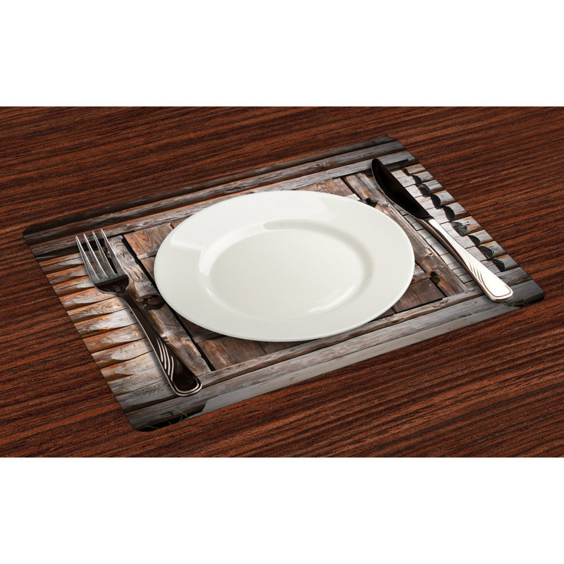 Causey Wooden Door Placemat