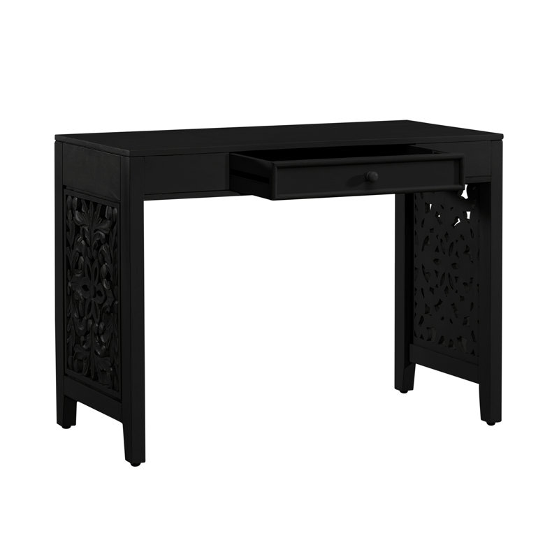 Chouteau Accent Writing Desk, Black