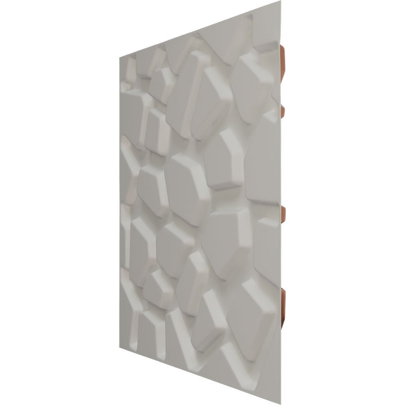 Dublin EnduraWall Decorative 3D Wall Panel, Bright Coat Copper