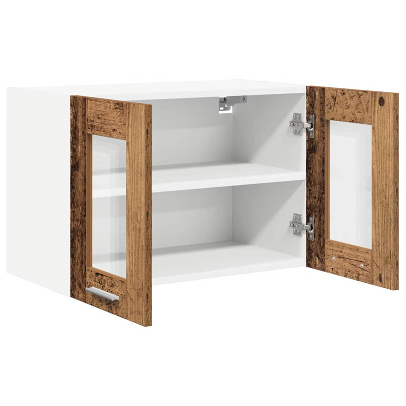 Vidaxl Hanging Cabinet Riga Black Oak 60 X 31 X 40 Cm Engineered Wood, Old Wood