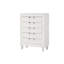 Commode Genoa G05790-CH, blanc scintillant