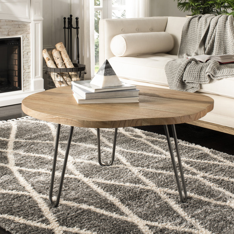 Danyne Solid Wood Top Coffee Table