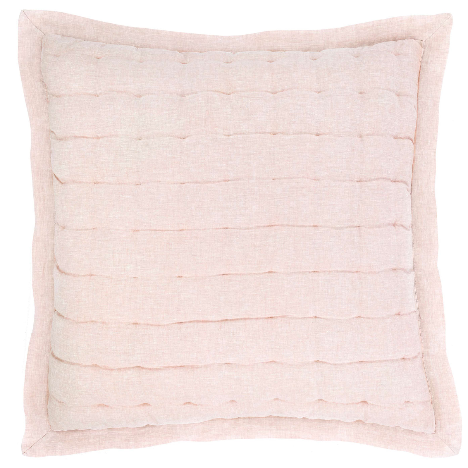 Lush Linen Shams, Euro, Slipper Pink