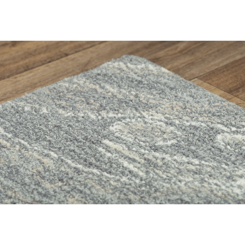 Tapis gris Angelick, Rectangle 7 pi 9 po x 9 pi 9 po