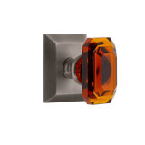 Grandeur Concealed Screw Mechanism Geometric Knob with Square Rosette