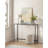 Huxley 39.4'' Glass Top Console Table-356754119-356754113