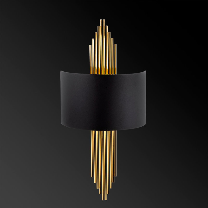 Sybilla Up & Downlight, Black/Gold