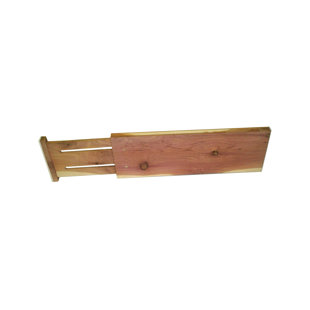 Cedar 0.7" H x 17" W x 4" D Multi-Purpose Drawer Organizer (Set of 2)