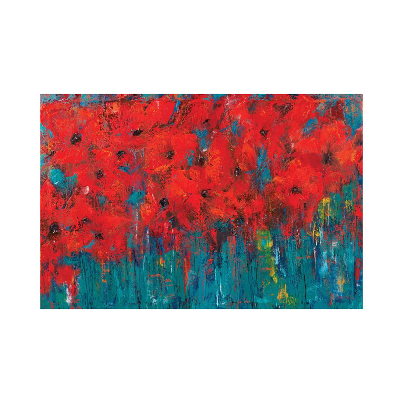 Poppy 1 Piece Wrapped Canvas Wall Art, 66.04 cm H x 45.72 cm W x 1.91 cm D