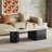 Simple irregular oval rock plate coffee table-102830253