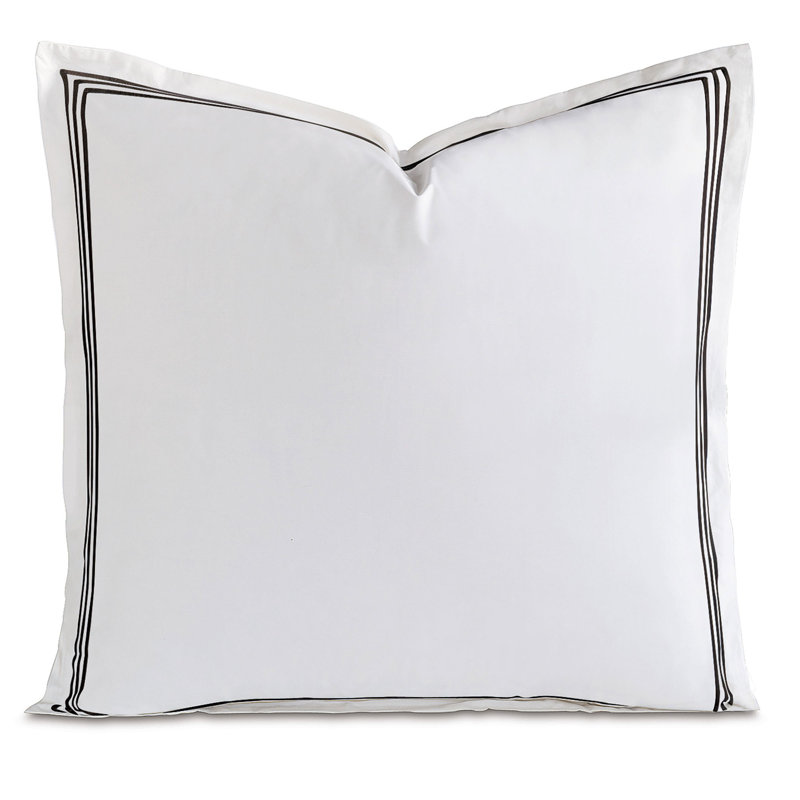 Ensemble de housse de couette 100% coton blanc classique Sophia Chiaro