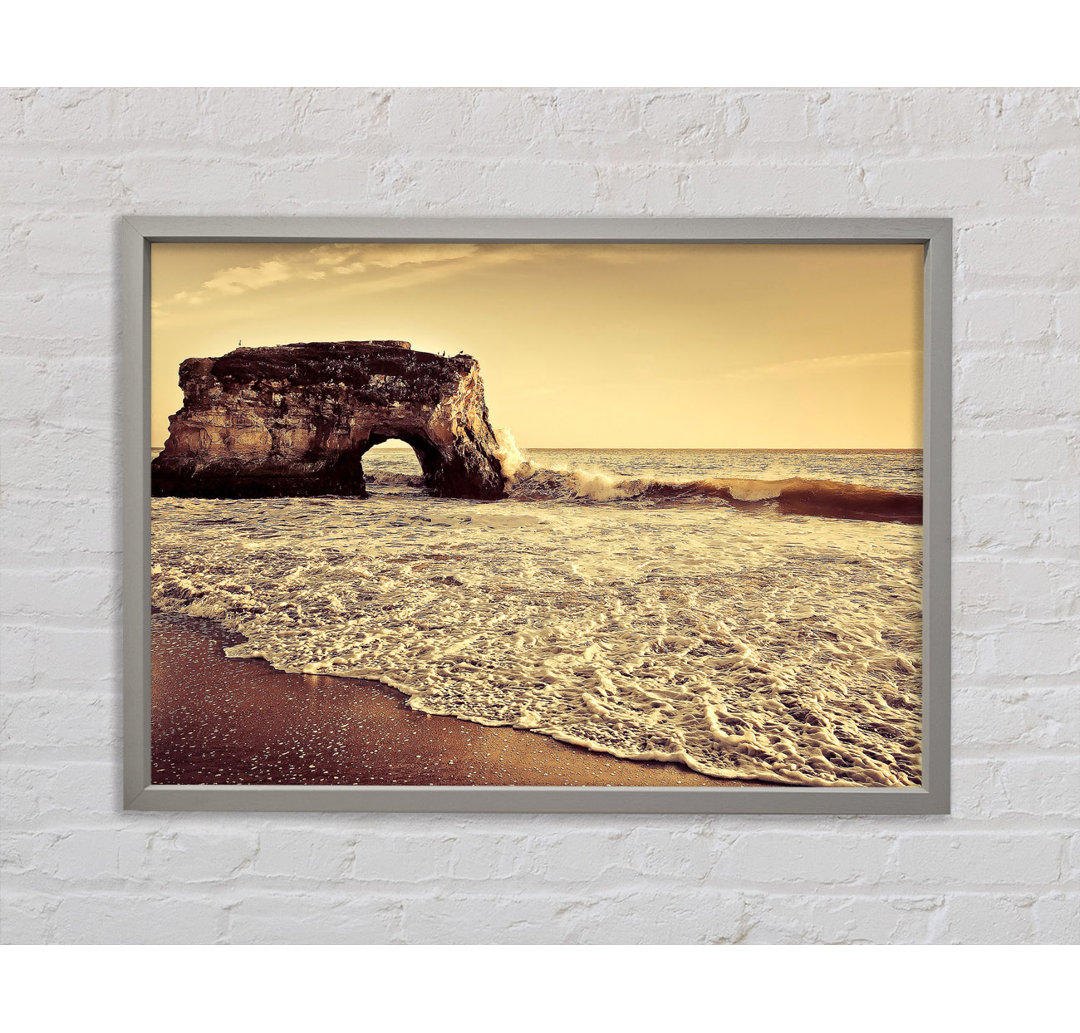 Gerahmtes Wandbild Beach Arch