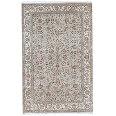 One-of-a-Kind 4'6" X 7'1" Wool Area Rug in Beige