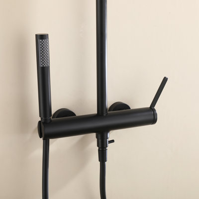 Rain shower system, Rain Shower Head With Handheld Spray , Wall-Mounted Design