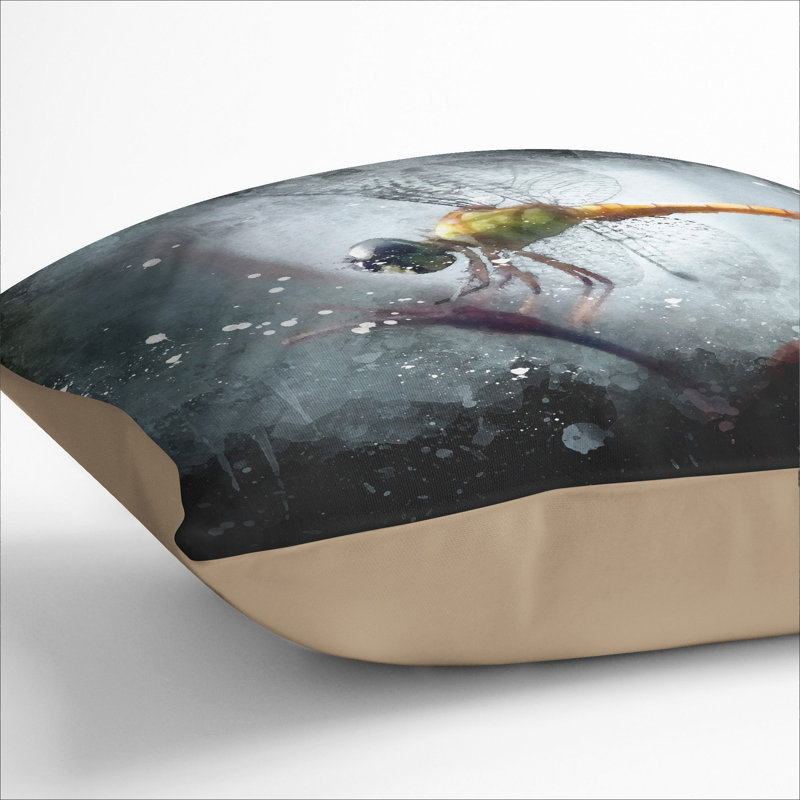 Square Cushion, Stone, 40cm H x 40cm W x 15cm D