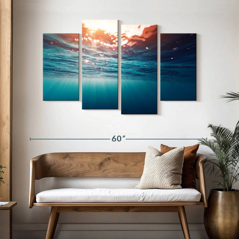 Rayons de soleil Gillard Ocean Wave, H 32 po x l 52 po
