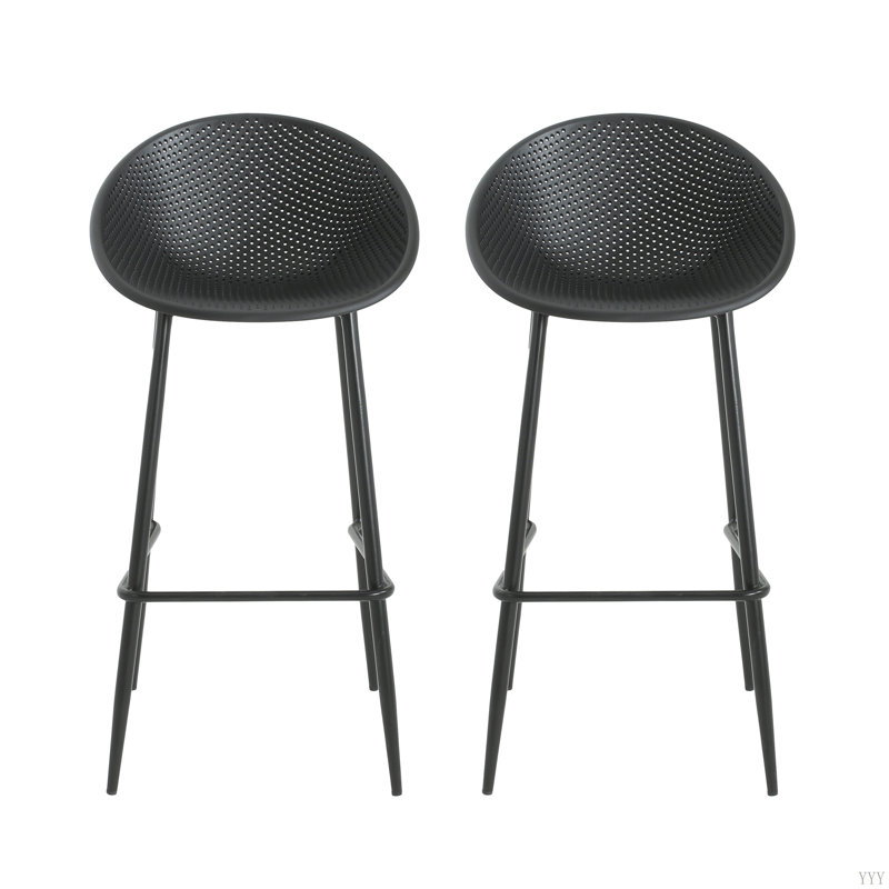 Tabouret de bar Gable (ensemble de 2), Noir
