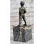 Sculpture sport joueur de ski