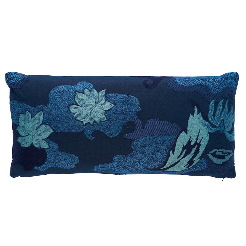 Coussin Schumacher X Laura Gonzalez, Bleu